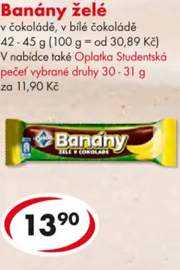 CBA Banány želé nabídka