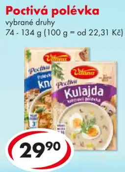 CBA Poctivá polévka nabídka