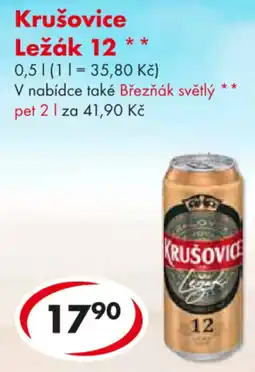 CBA Krušovice Ležák 12 nabídka