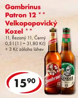CBA Gambrinus Patron 12 Velkopopovický Kozel nabídka