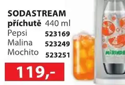 Konzum Sodastream Příchutě nabídka