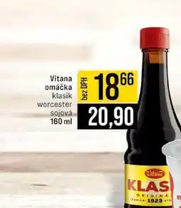Jip Vitana omáčka klasik worcester sojová 160 ml nabídka