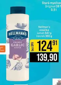 Jip Hellman's omáčka kebab 842 g česnek 860 g nabídka