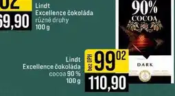 Jip Lindt Excellence čokoláda cocoa 90% 100 g nabídka