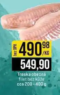 Jip Treska obecná filet bez kůže cca 200-400 g nabídka