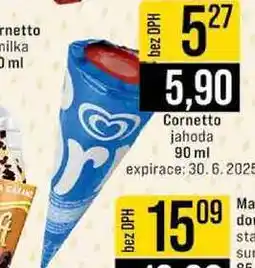 Jip Cornetto jahoda 90 ml nabídka