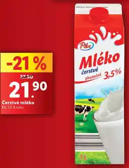Lidl Čerstvé mléko, 1 l nabídka