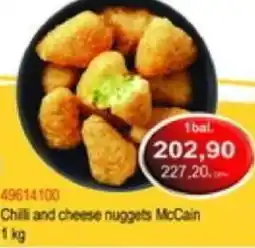 Vrtal Chilli and cheese nuggets McCain nabídka