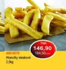 Vrtal Hranolky steakové nabídka