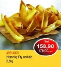 Vrtal Hranolky Fry and dip nabídka