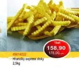 Vrtal Hranolky express vinky nabídka