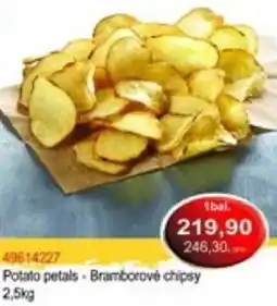 Vrtal Potato petals - Bramborové chipsy nabídka