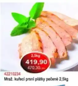 Vrtal Mraž. kuřecí prsni plátky pečené nabídka