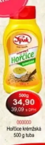 Vrtal Spak Horčice kremzska nabídka
