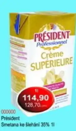 Vrtal Président Smetana ke šlehání 35% nabídka