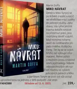 Knižní klub Martin Goffa Miko: návrat nabídka
