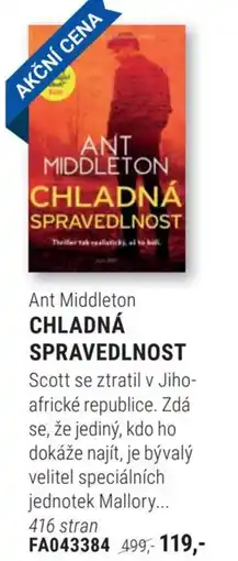 Knižní klub Ant Middleton Chladná spravedlnost nabídka