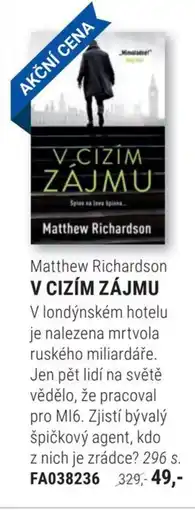 Knižní klub Matthew Richardson V cizím zájmu nabídka