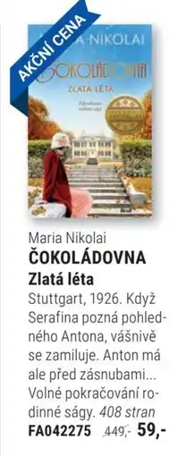 Knižní klub Maria Nikolai Čokoládovna zlatá léta nabídka