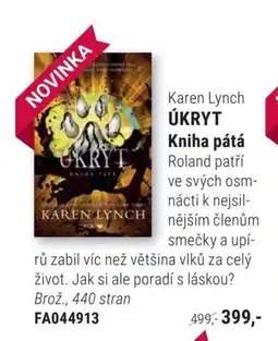 Knižní klub Karen Lynch Úkryt kniha pátá nabídka