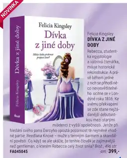 Knižní klub Felicia Kingsley Dívka z jiné doby nabídka