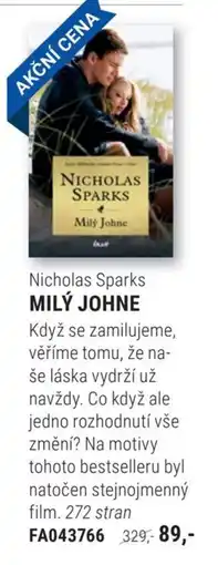 Knižní klub Nicholas Sparks Milý johne nabídka