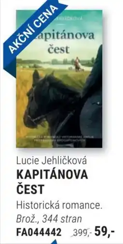Knižní klub Lucie Jehličková Kapitánova čest nabídka