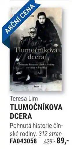 Knižní klub Teresa Lim Tlumočníkova dcera nabídka