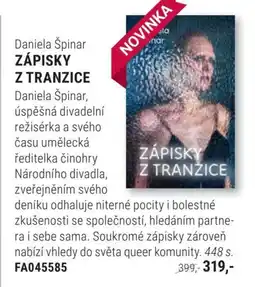 Knižní klub Daniela Špinar Zápisky z tranzice nabídka