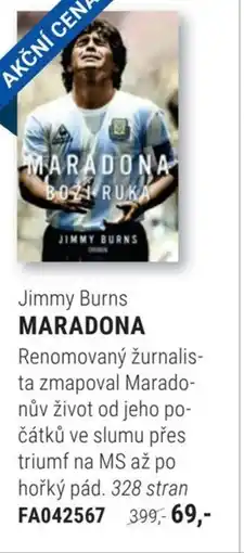 Knižní klub Jimmy Burns Maradona nabídka
