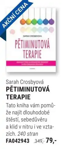 Knižní klub Sarah Crosbyová Pětiminutová terapie nabídka