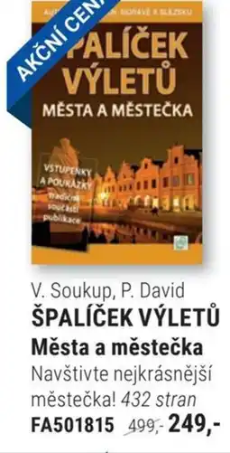 Knižní klub V. Soukup, P. David Špalíček výletů města a městečka nabídka