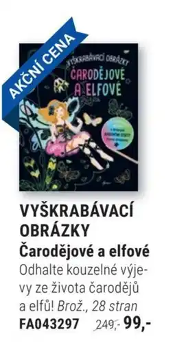 Knižní klub Vyškrabávací obrázky čarodějové a elfové nabídka