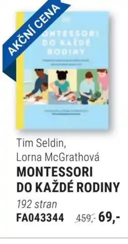 Knižní klub Tim Seldin, Lorna McGrathová Montessori do každé rodiny nabídka