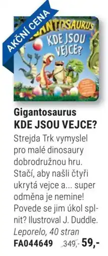 Knižní klub Gigantosaurus Kde jsou vejce? nabídka