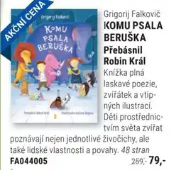 Knižní klub Grigorij Falkovič Komu psala beruška přebásnil robin král nabídka