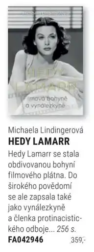 Knižní klub Michaela Lindingerová Hedy lamarr nabídka