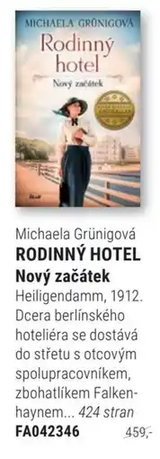 Knižní klub Michaela Grünigová Rodinný hotel nový začátek nabídka