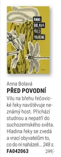 Knižní klub Anna Bolavá Před povodní nabídka