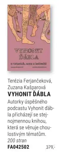 Knižní klub Terézia Ferjančeková, Zuzana Kašparová Vyhonit ďábla nabídka