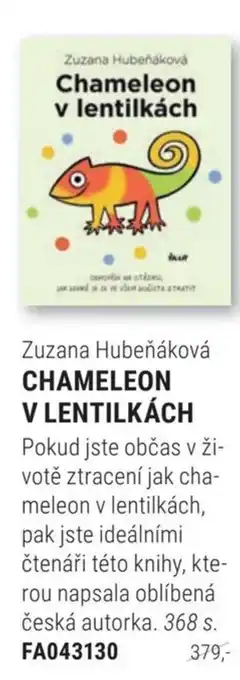 Knižní klub Zuzana Hubeňáková Chameleon v lentilkách nabídka