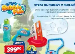 Sparkys Stroj na bubliny v bublině nabídka