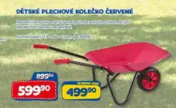 Sparkys Dětské plechové kolečko červené nabídka
