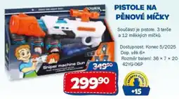Sparkys Pistole na pěnové míčky nabídka