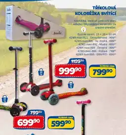 Sparkys Tříkolová koloběžka svítící nabídka