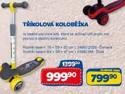 Sparkys Tříkolová koloběžka nabídka