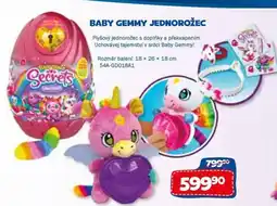 Sparkys Baby gemmy jednorožec nabídka