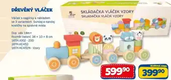 Sparkys Dřevěný vláček nabídka