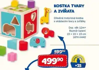 Sparkys Kostka tvary a zvířata nabídka