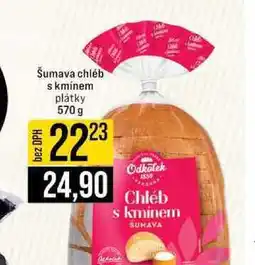 Jip Šumava chléb s kmínem plátky 570 g nabídka